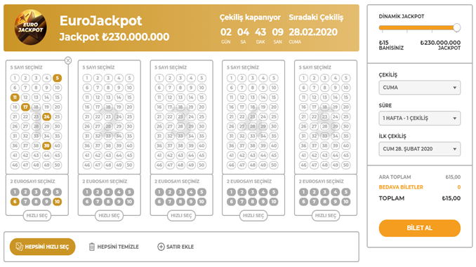 Eurojackpot Oyna