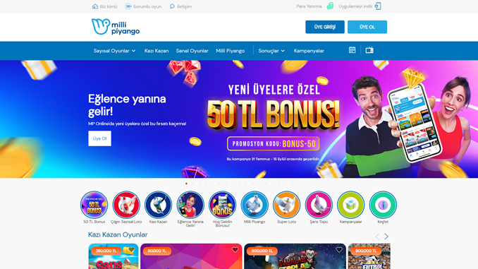 Milli Piyango Online Bonus Alma Adımları